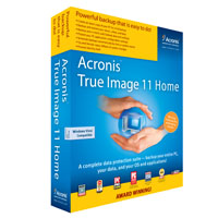 Acronis True Image 11 Home pro screenshot